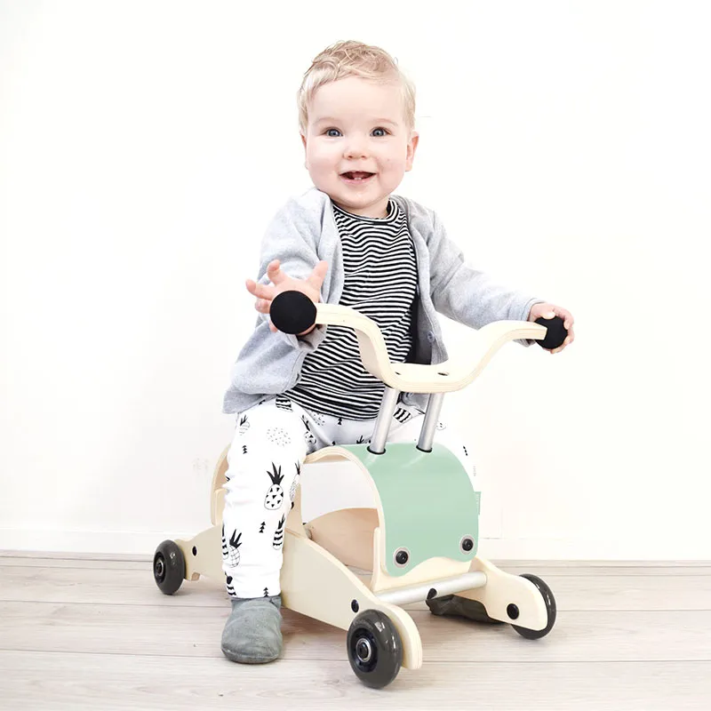 Porteur/Bascule 2en1 Mini Flip Noir - 9m+-9