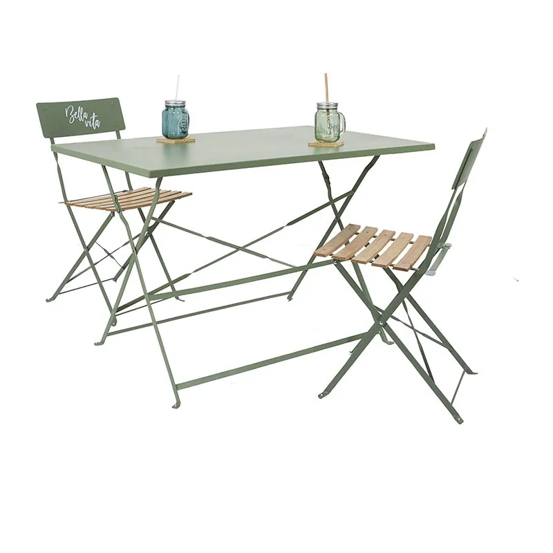 2 Chaises pliantes Bella Vita Kaki - 42x48x81cm-6