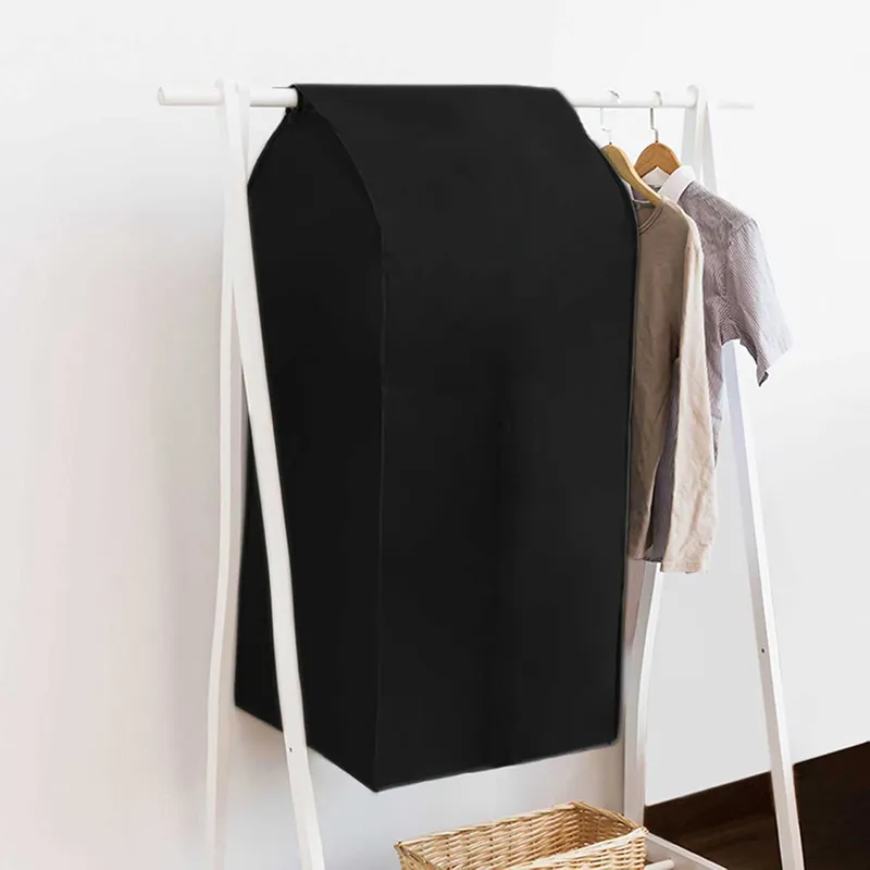 Housse à vetements suspendu Noir - 59x47x110cm-0