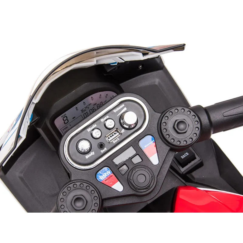 Moto électrique BMW sonores et lumineux Rouge - 36m+-8