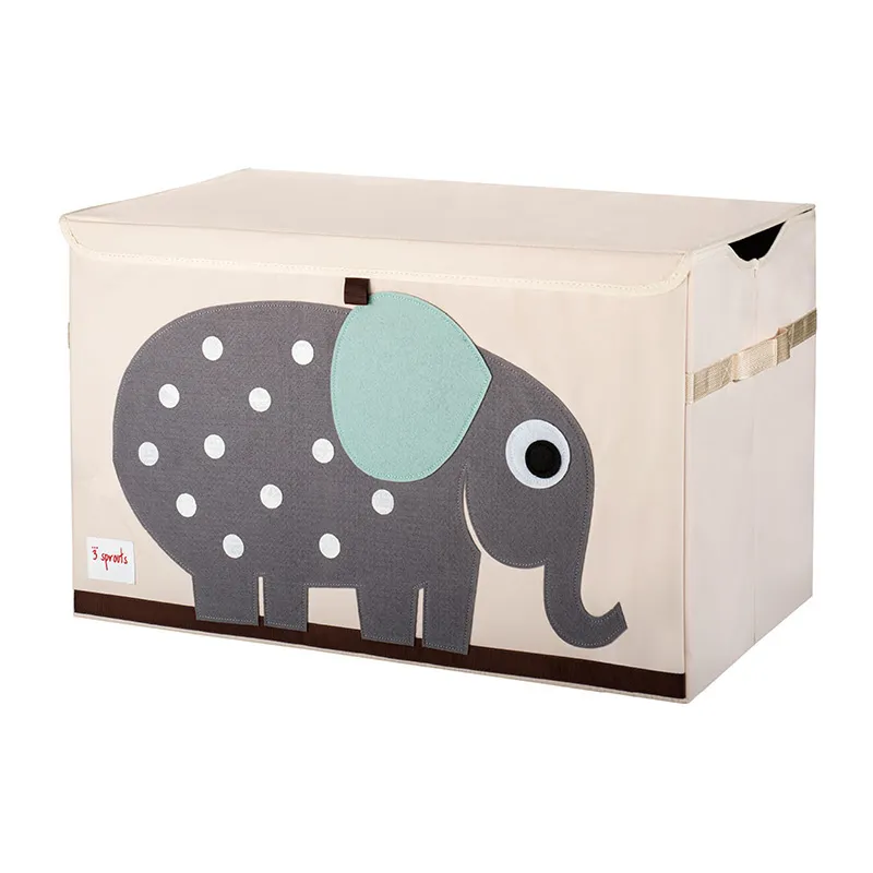 Coffre à jouets Éléphant - 60x38x36cm-1