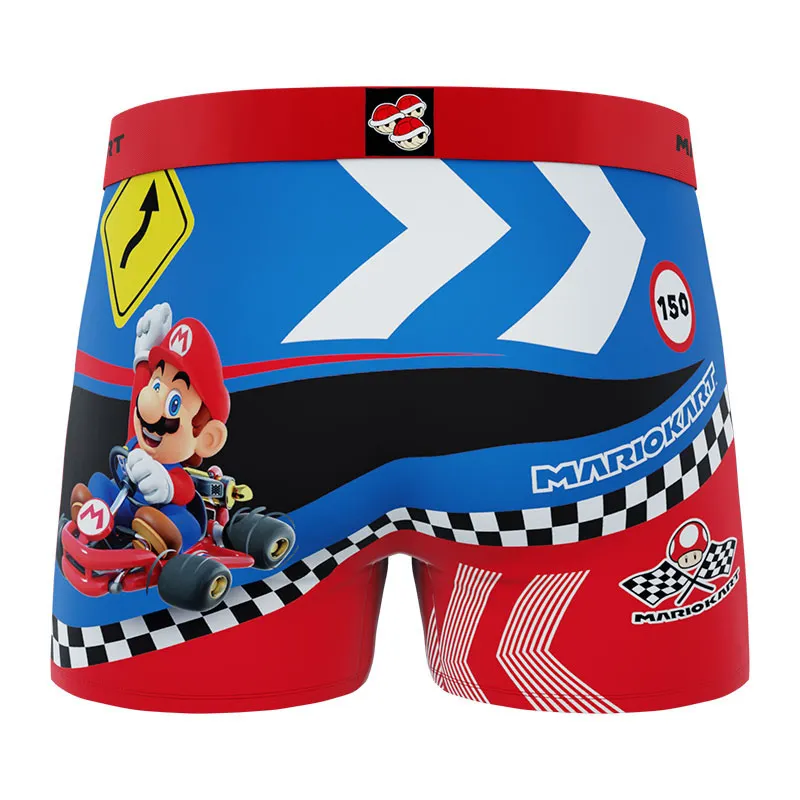 4 Boxers Garçon Super Mario Kart - Jaune/Rouge/Noir/Bleu-3