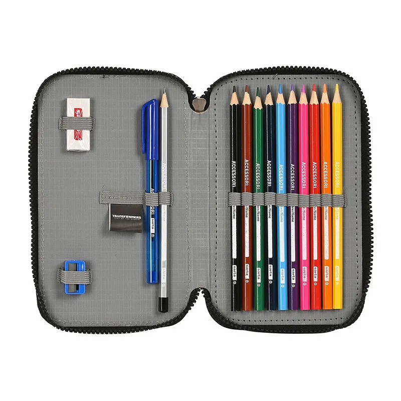 Trousse double + Access 28pcs. Transformers - 12,5x19,5cm-3