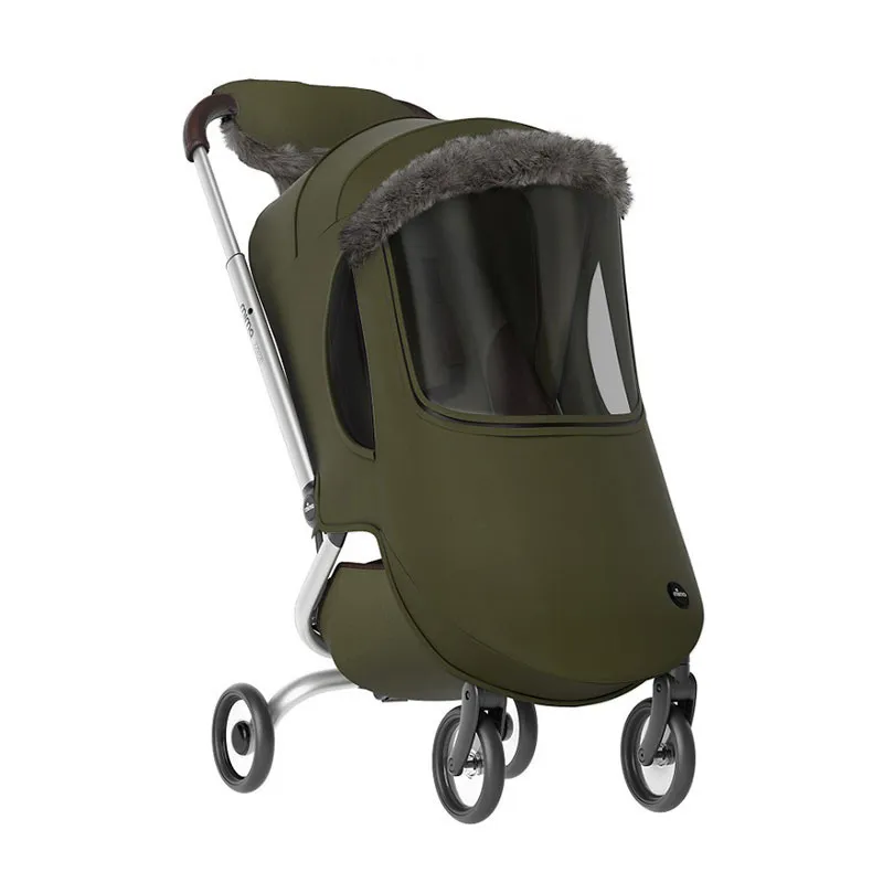 Kit d'hiver pour poussette Zigi - Vert Olive - MIMA-0
