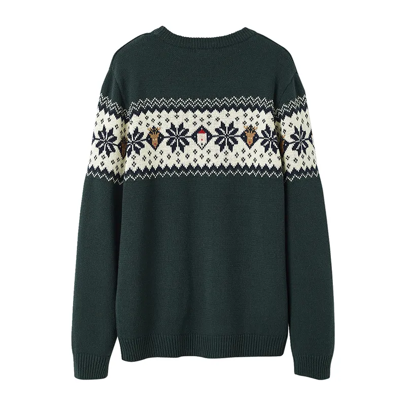 Pull Noël - Vert-1