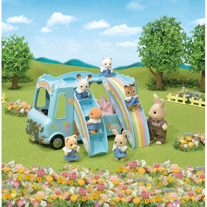 Bus arc-en-ciel - 6pcs-2