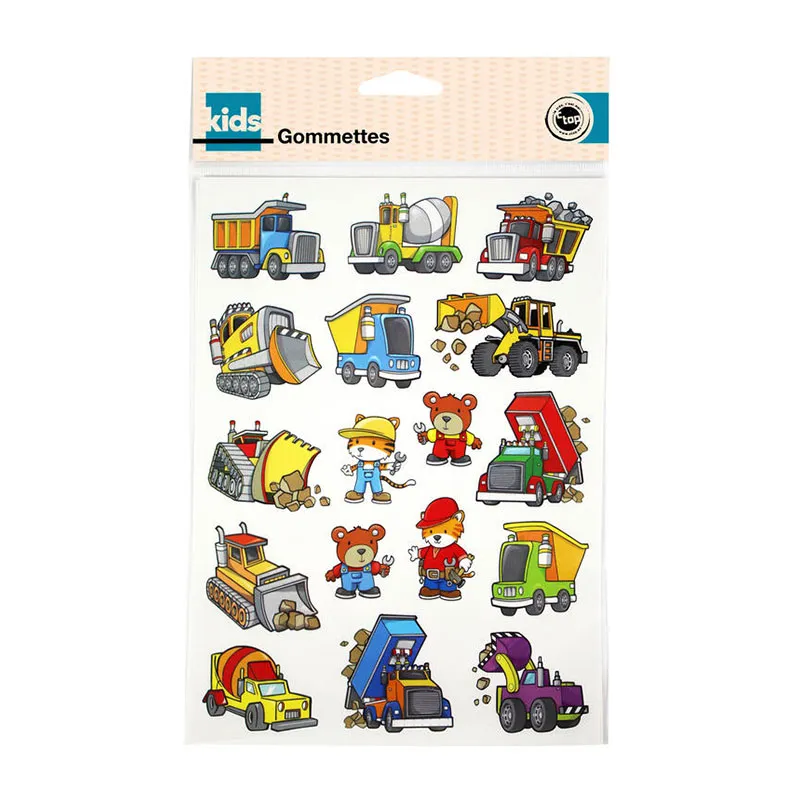 Gommettes véhicules urbains - 118pcs-20