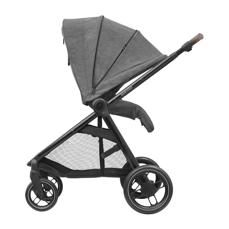 Trio Poussette Compacte Street + Cosi Cabriofix sans base + Nacelle Oria + Adaptateurs Grey - 0m+-5
