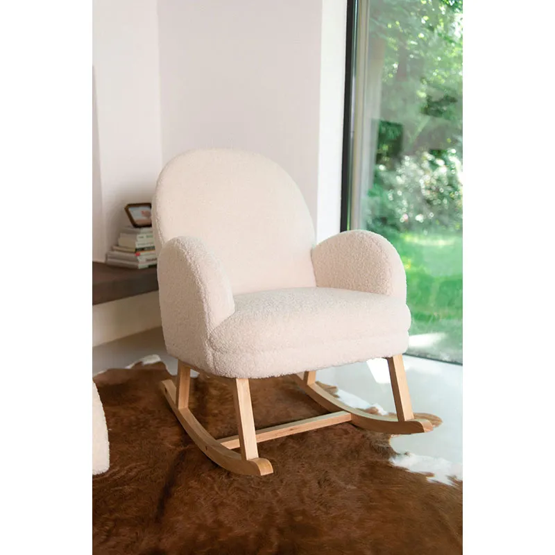 Fauteuil à bascule pour enfant - Teddy brun-4