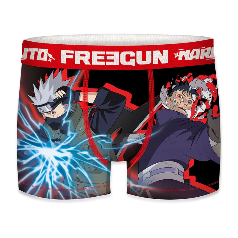 4 Boxers Homme Naruto Shippuden - Bleu/Noir-2