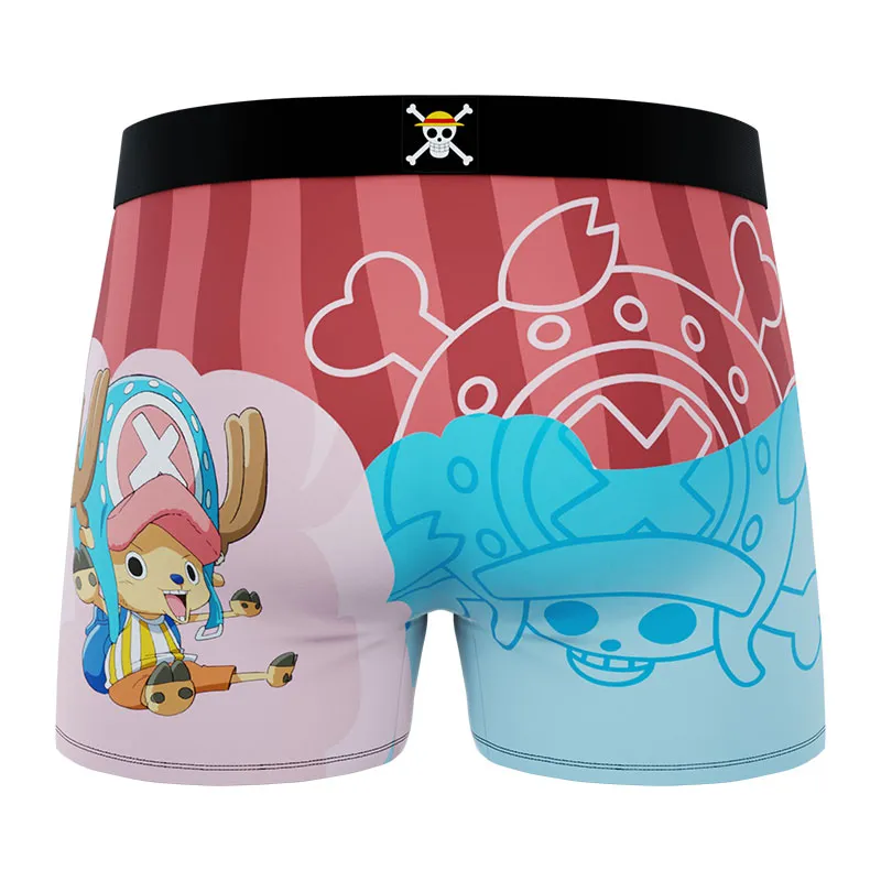 4 Boxers Garçon One Piece - Vert/Violet/Orange/Noir/Rouge-3