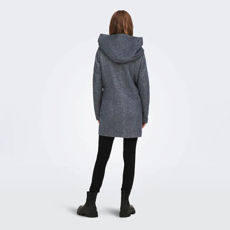 Manteau de grossesse Sedona Only - Gris/Marine chiné-7