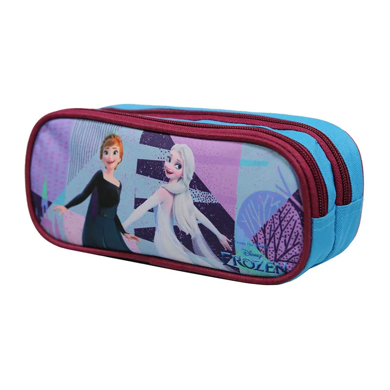Trousse 2 compart. Reine des Neiges Multi. - 23x10cm-1