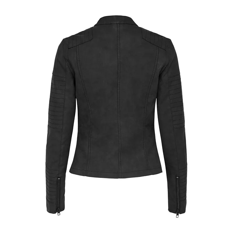 Veste similicuir Ava - Black-4