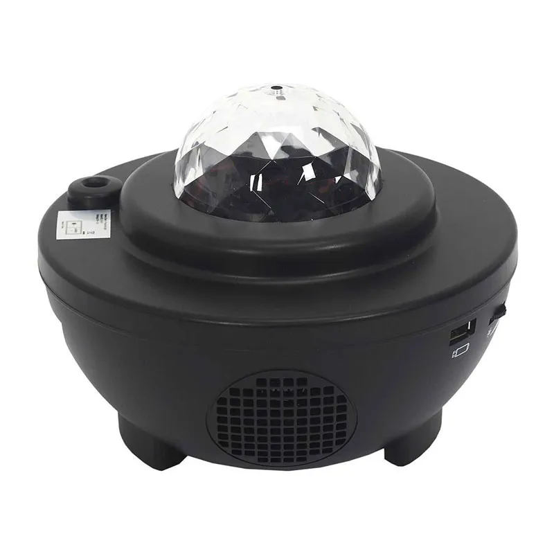 Projecteur rotatif LED + Enceinte Galaxie - 16,2x13x16,2cm-2