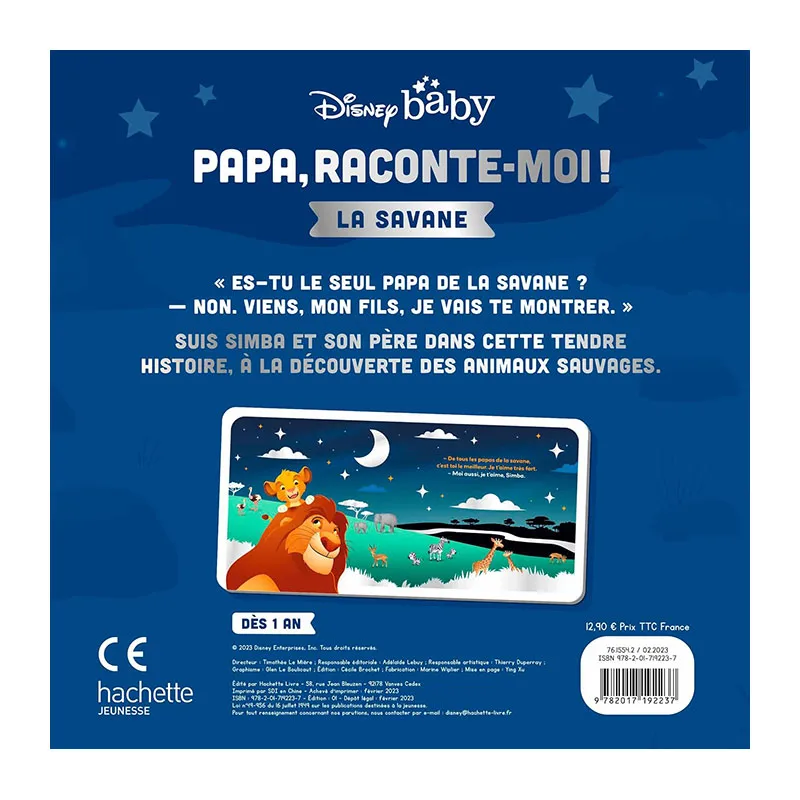 Papa, raconte-moi ! La savane - 12m+-1