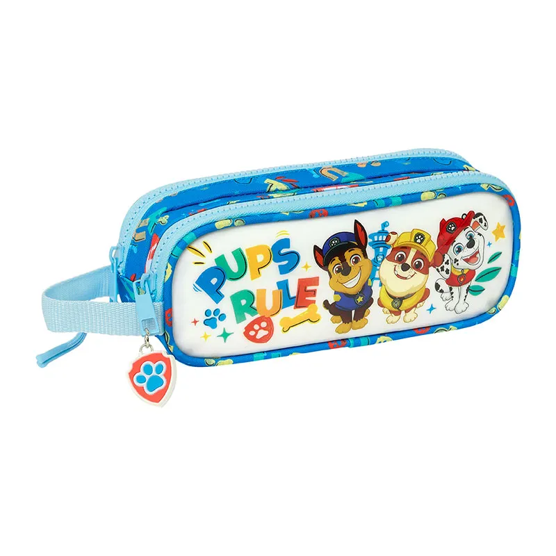 Trousse double Pat'Patrouille - 21x8x6cm-0