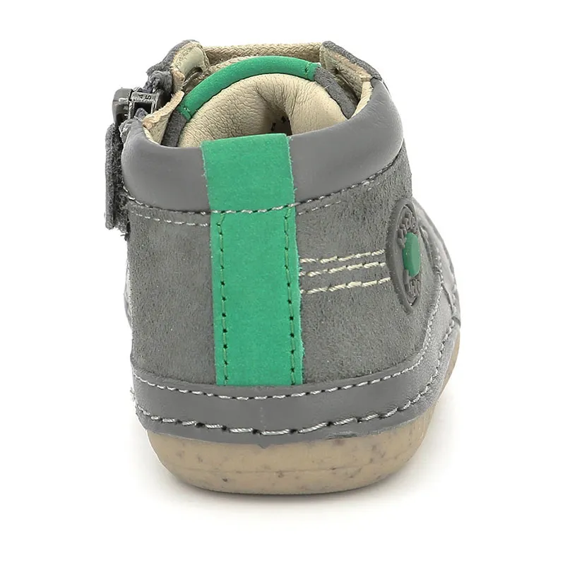 Botillons zip/lacets Sonistreet - Gris-4