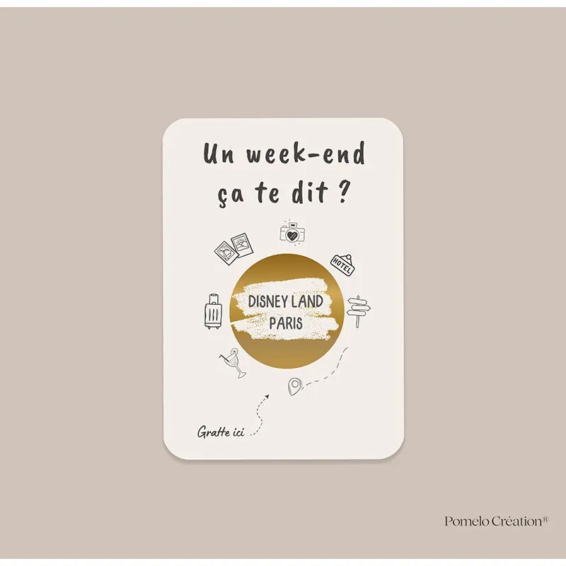 Carte à gratter A6 - Week-end Surprise-4