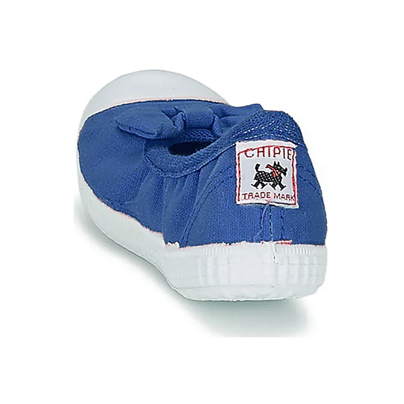 Tennis ballerines toile élastique Jerk Enz - Bleu klein - CHIPIE-2