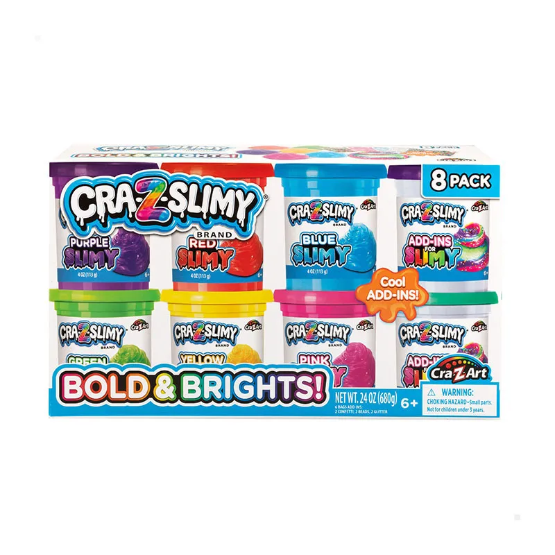 Pots de Slime 8pcs + accessoires - 6+-1