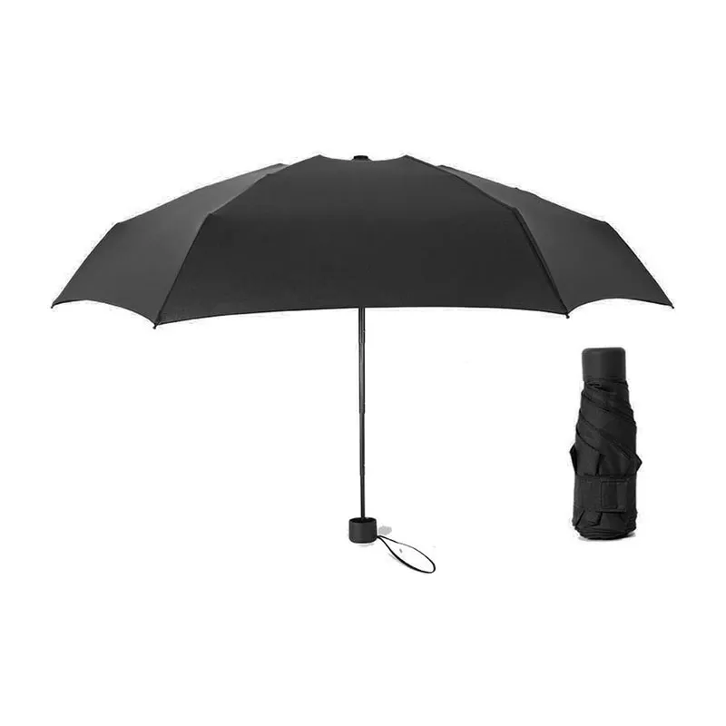 Mini parapluie pliable Noir - Ø87cm-0