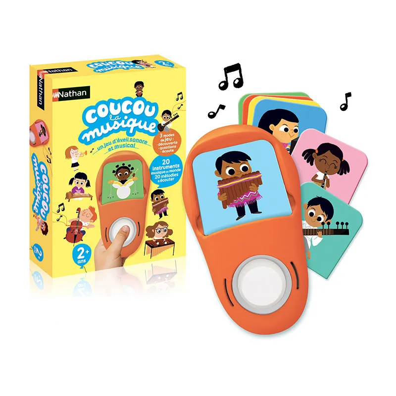 Jeu d'éveil sonore Coucou la musique 21pcs - 24m+-0