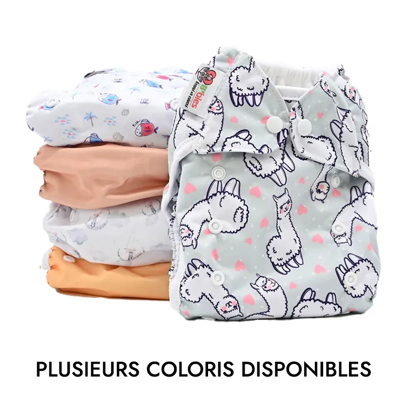 5 Couches lavables Taille évolutive - 4-17 kg-5