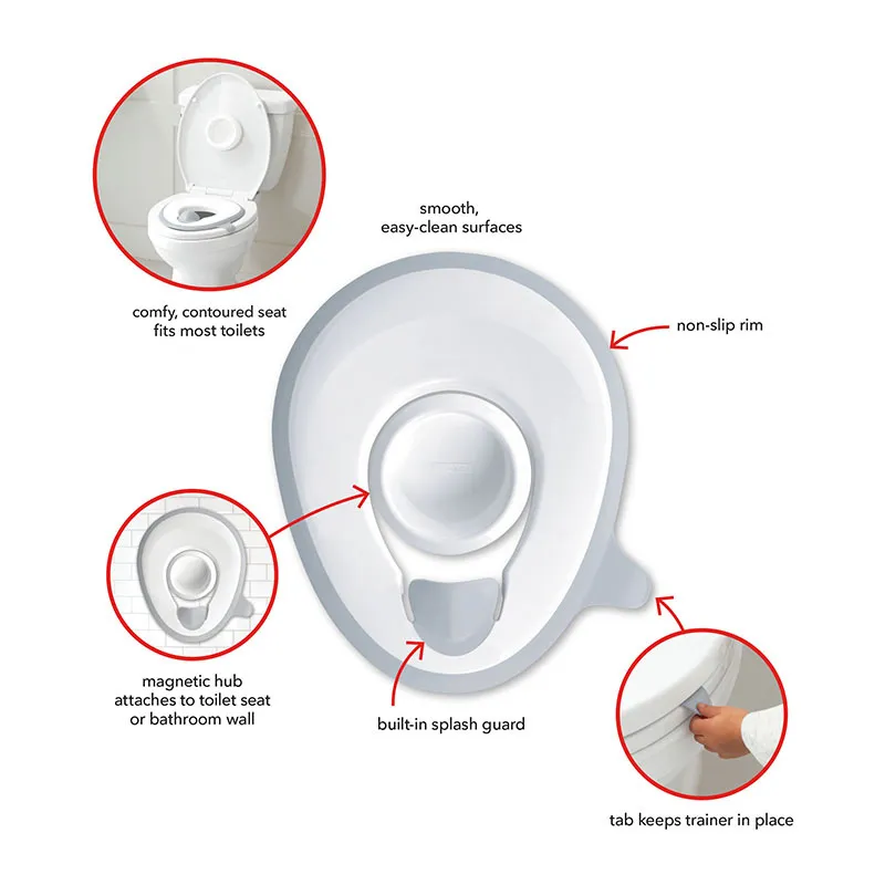 Siège de toilette adaptable - 18m+-5