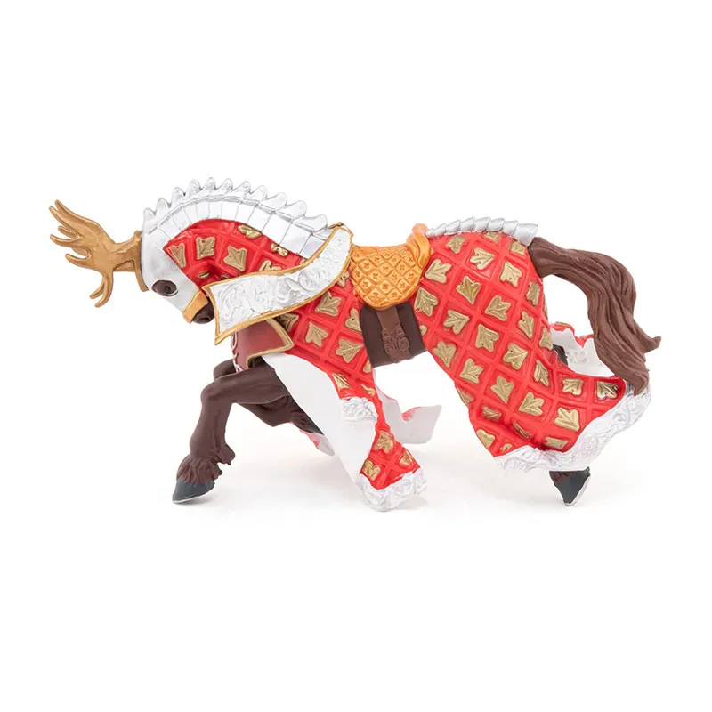Cheval du Maître des armes cimier - 7x17x9cm-1