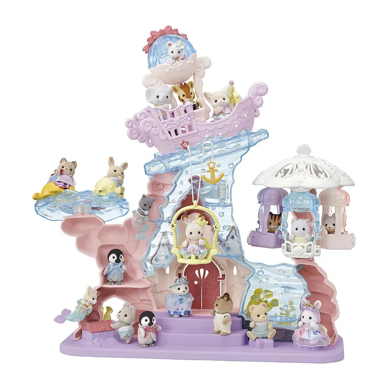 Château des sirènes & 3 bébés - 30pcs-2