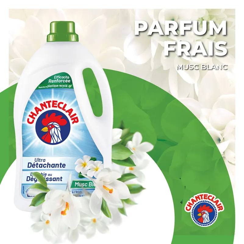 Lessive liquide Musc Blanc - 2x3,6L-5