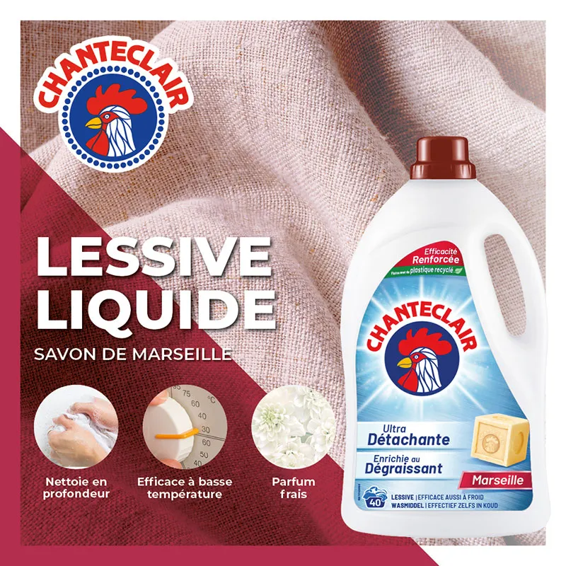 Lessive liquide Savon de Marseille - 2x3,6L-1