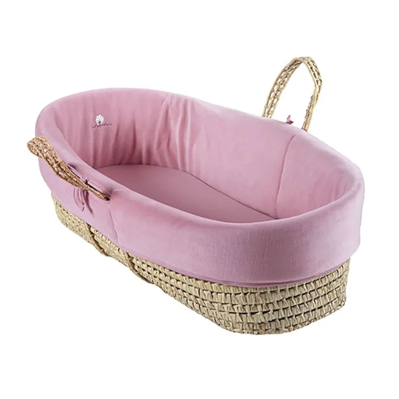 Couffin Coton BIO Bois de rose - 30x75cm-0
