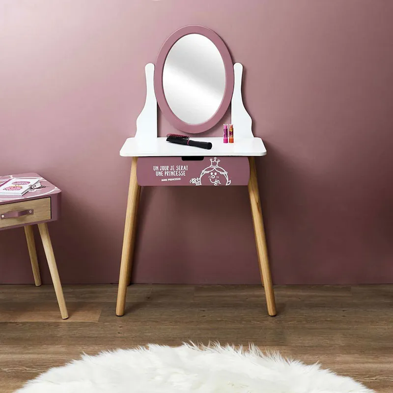 Coiffeuse enfant Monsieur Madame - 55x30x97cm-1