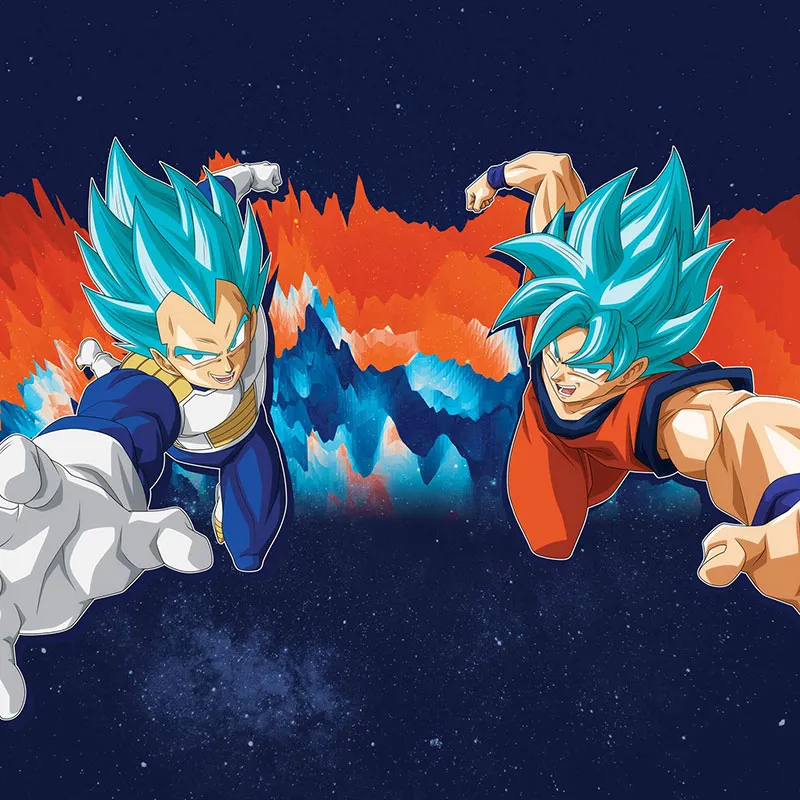 3 boxers enfant Dragon Ball Beerus Goku Vegeta Vegeto - Turquoise/Violet/Orange/Noir-4