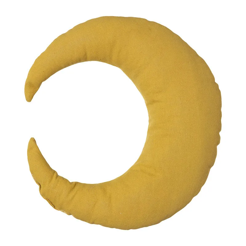 Coussin Lune Ocre - 32x10x28cm-1