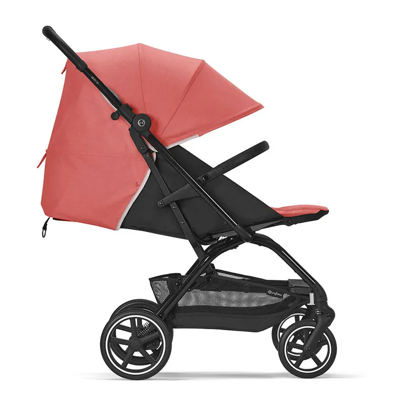 Poussette Compacte Eezy S+2 B Hibiscus Red/Black - 0m+-2
