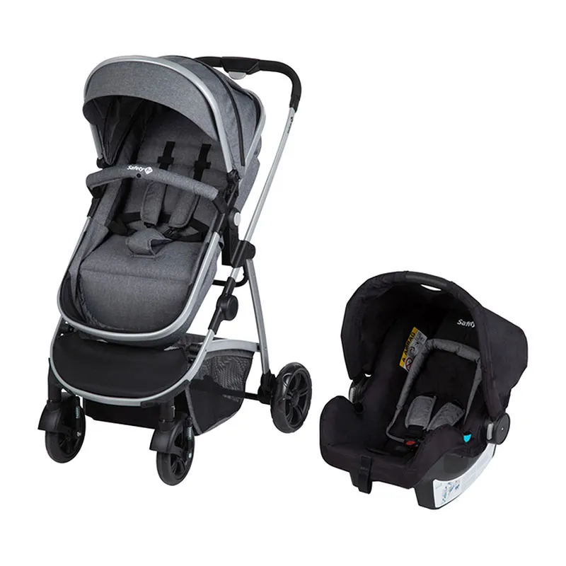 Trio Poussette Hello 2en1 + Cosi Black Chic sans base - 0m+-2