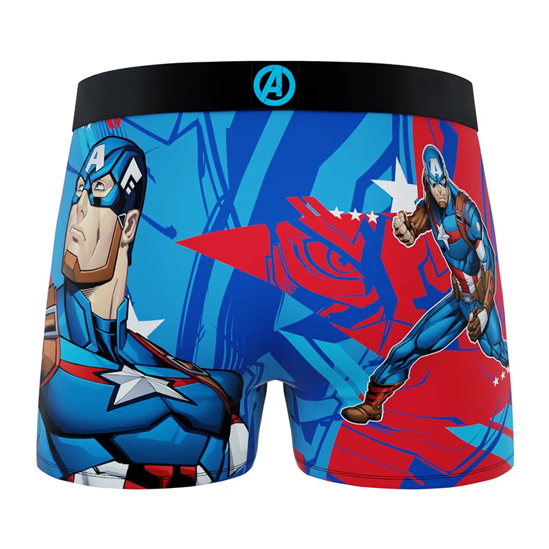 3 Boxers Homme Marvel - Orange/Jaune/Vert/Bleu-6