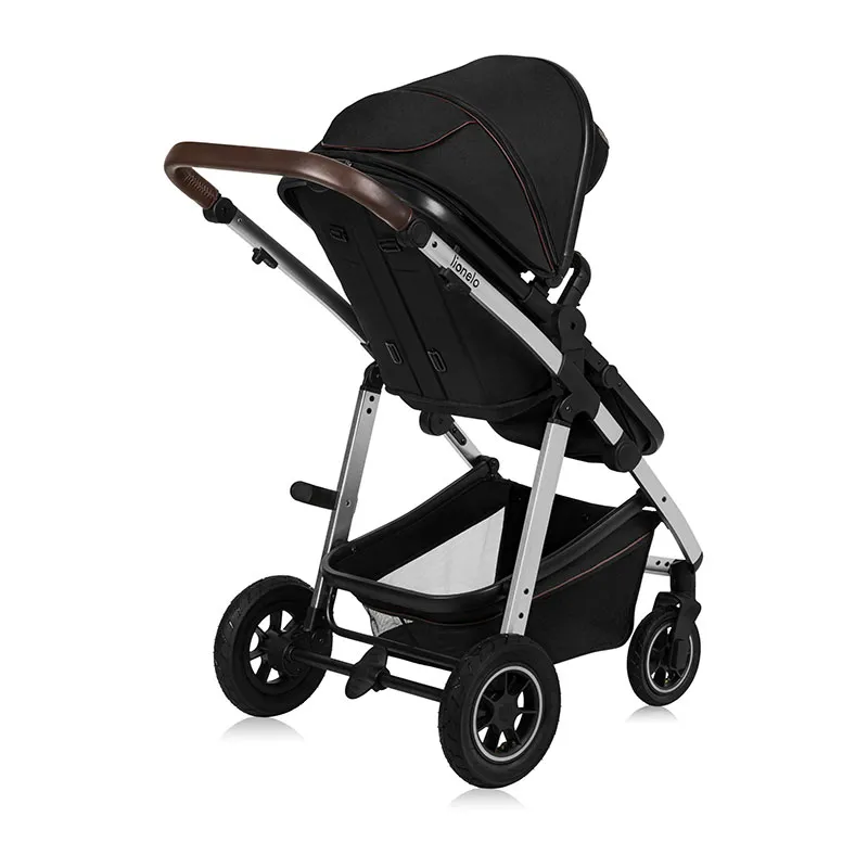 Duo Poussette Amber + Nacelle Black Silver - 0m+-1