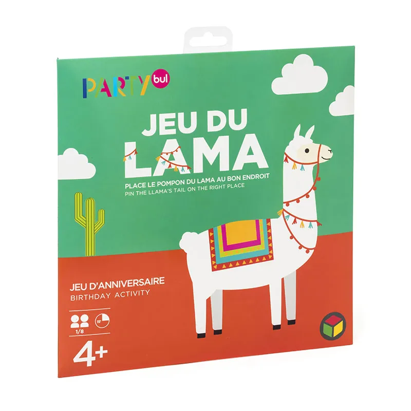 Jeu d'anniversaire du lama - 4+-0