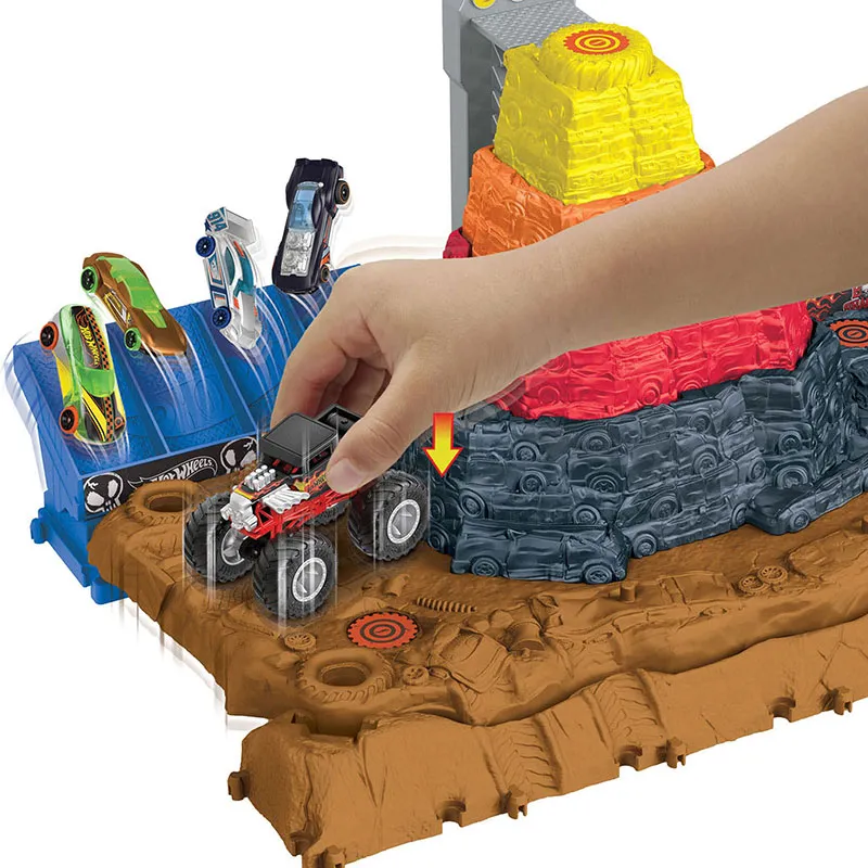 Arène de démolition Monster Trucks Hot Wheels - 4+-4