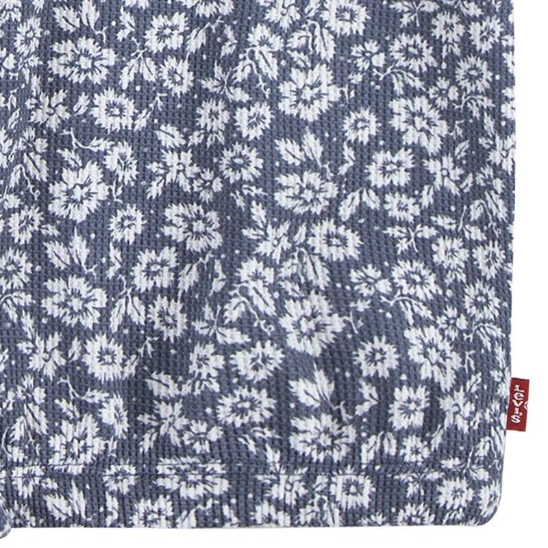 Blouse MC Waffle Knit - Vintage Indigo-4