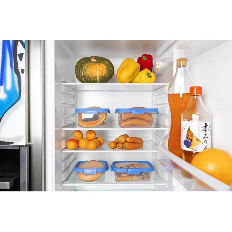 Boîte + couv. carré Smart Flexi Bleu - 0,9L - CURVER-3