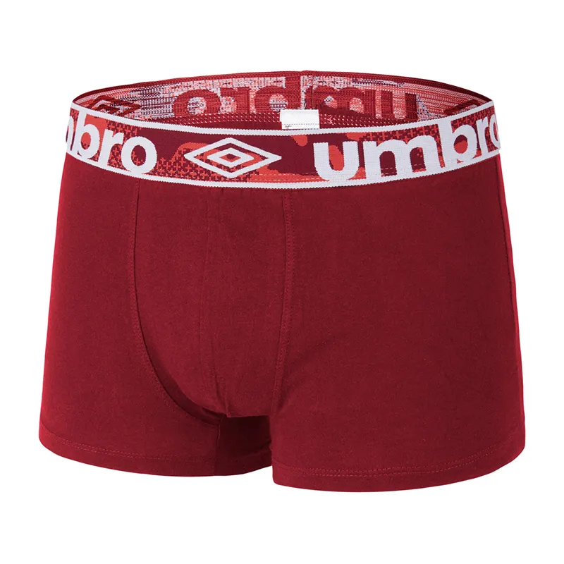 5 Boxers Homme Umbro - Noir/Rouge/Gris-2