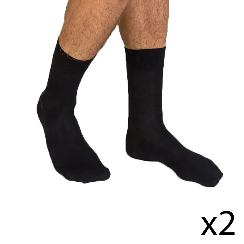 2 paires de Chaussettes X-Temp Thermorégulateur Homme - Noir-0