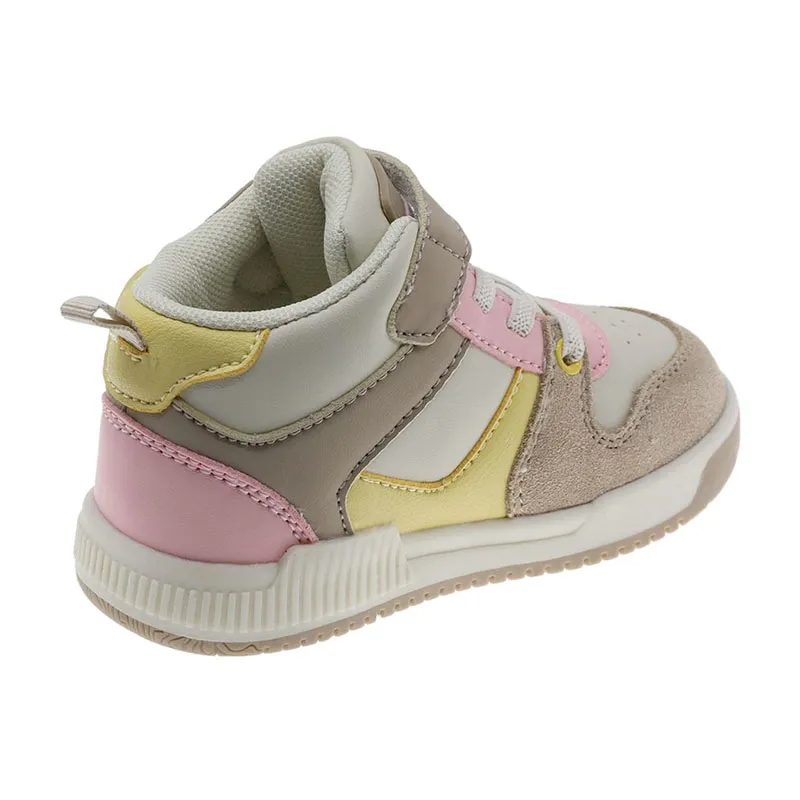 Baskets montantes scratch - Beige-2