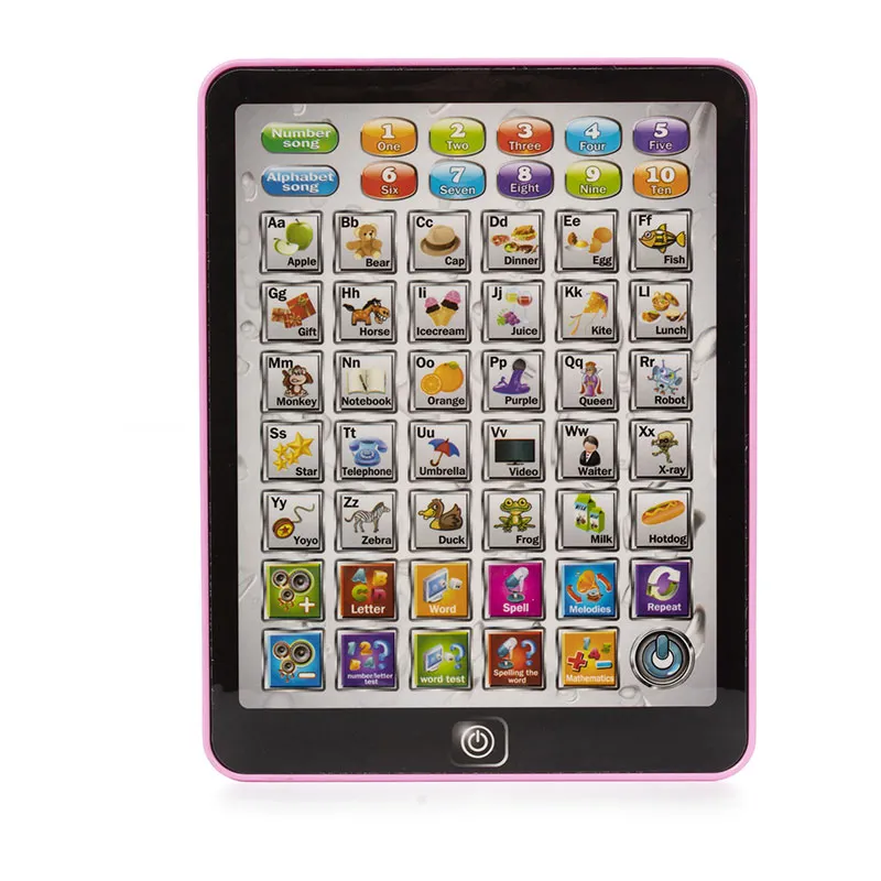 Tablette d'apprentissage anglais Rose - 36m+-0