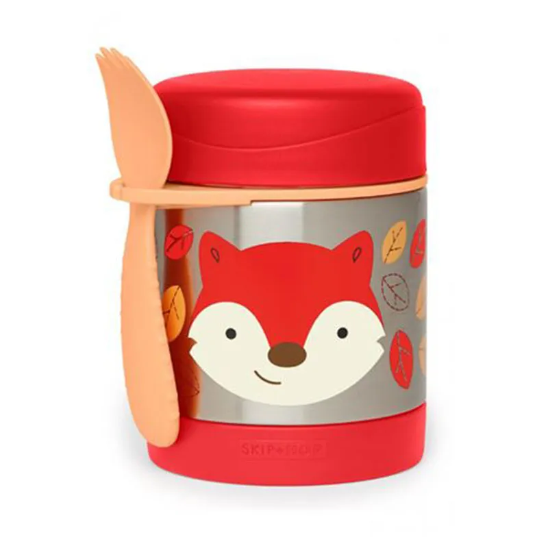 Thermos repas Renard 325ml + Fourchette - 36m+-0